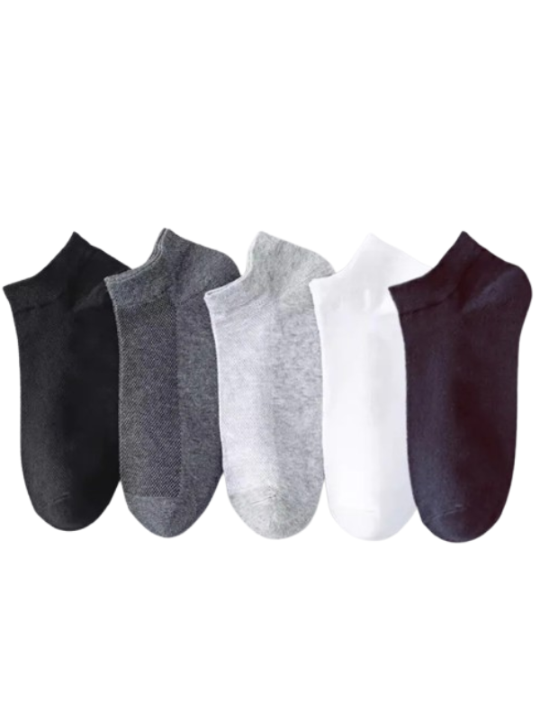 10 pares de meias - malha respirável