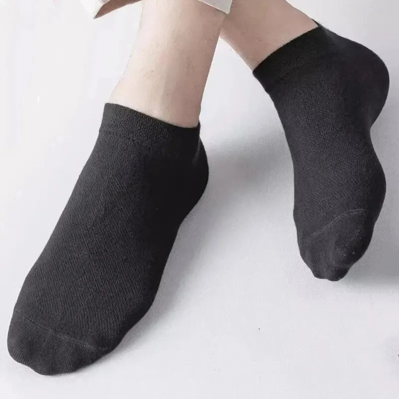 10 pares de meias - malha respirável